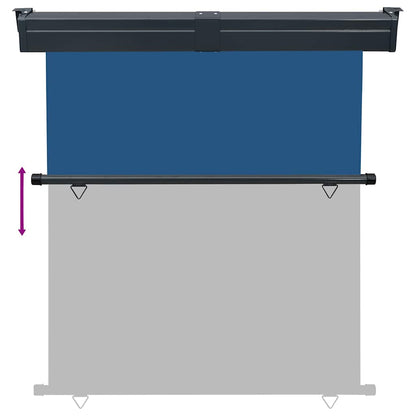 48438 vidaXL Balcony Side Awning 175x250 cm Blue