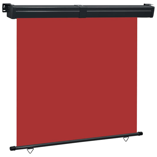 vidaXL Balcony Side Awning 175x250 cm Red