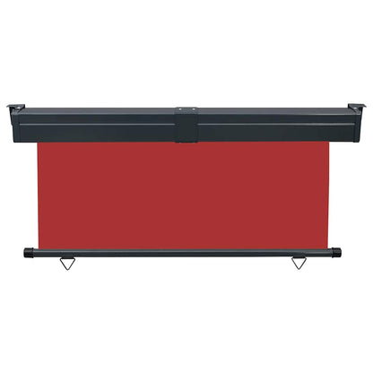 48439 vidaXL Balcony Side Awning 175x250 cm Red