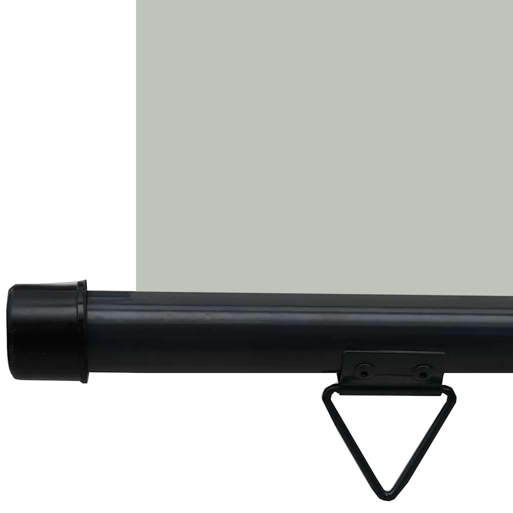 vidaXL Balcony Side Awning | Grey | Steel | 175x250 cm | Retractable