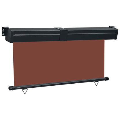 vidaXL Balcony Side Awning 175x250 cm Brown