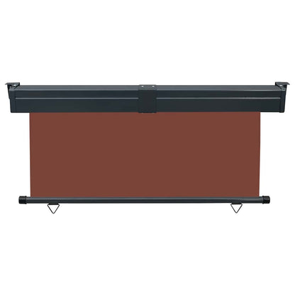 vidaXL Balcony Side Awning 175x250 cm Brown