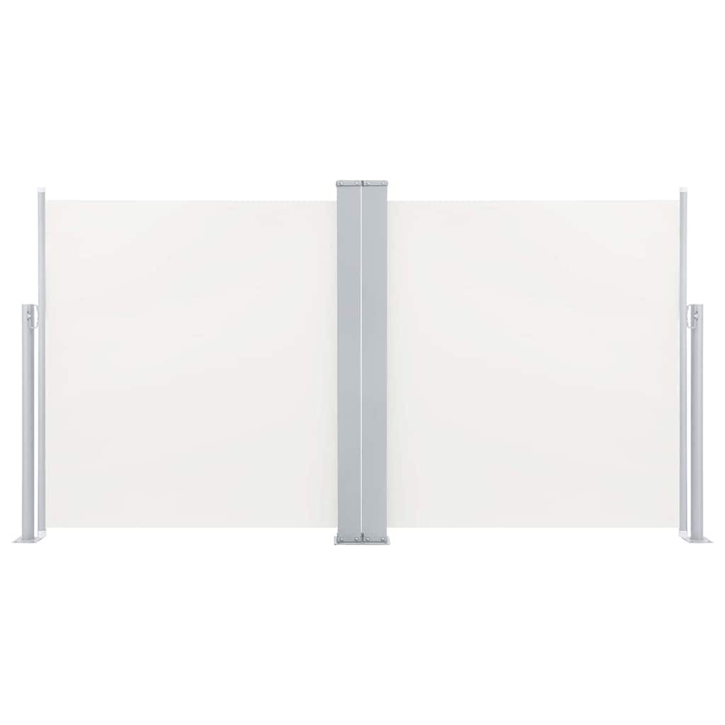 48443 vidaXL Retractable Side Awning Cream 100x600 cm