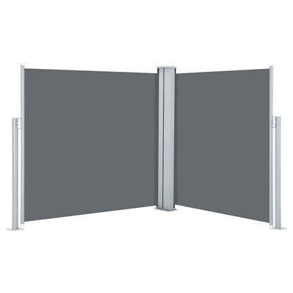 vidaXL Side Awning | Anthracite | Polyester with PU coating | 100 x 600 cm