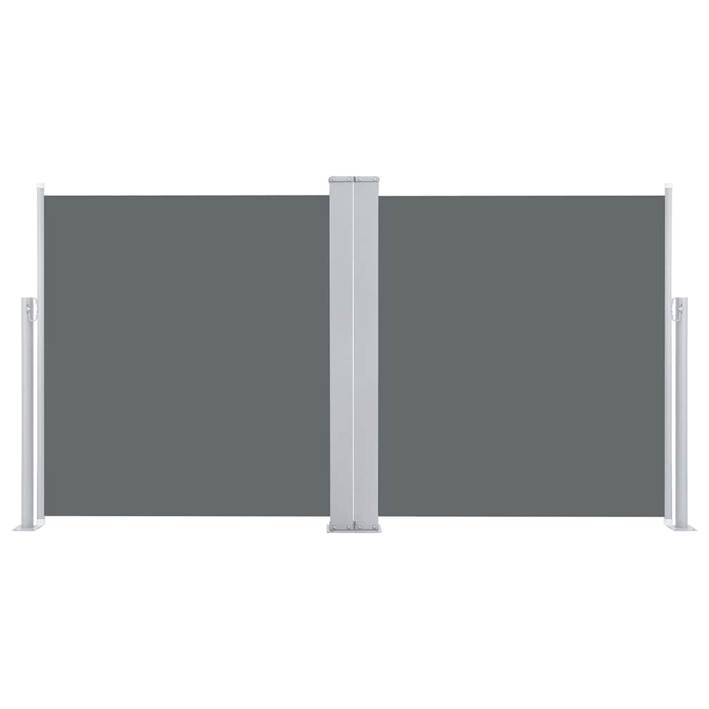vidaXL Retractable Side Awning Anthracite 100x600 cm