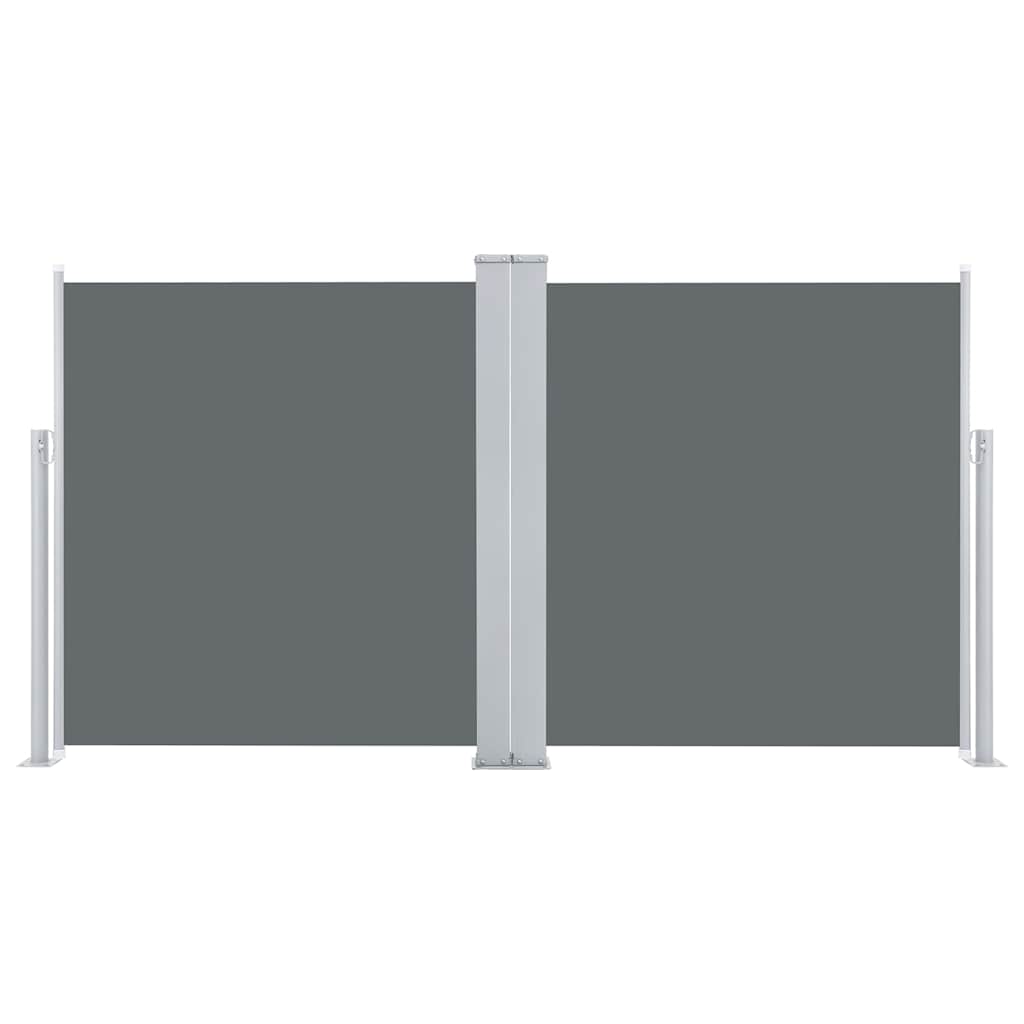 48444 vidaXL Retractable Side Awning Anthracite 100x600 cm