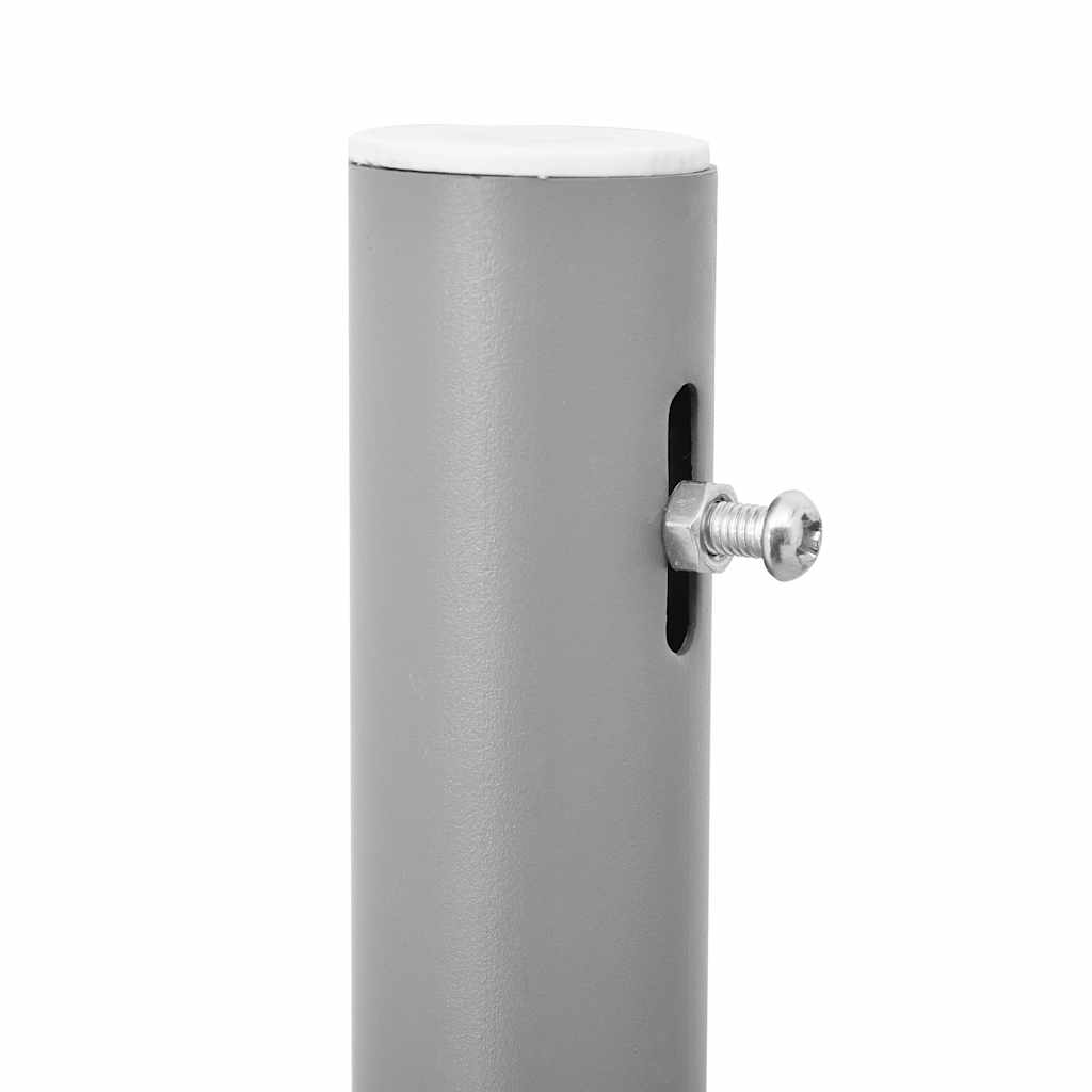 vidaXL Retractable Side Awning Anthracite 100x600 cm
