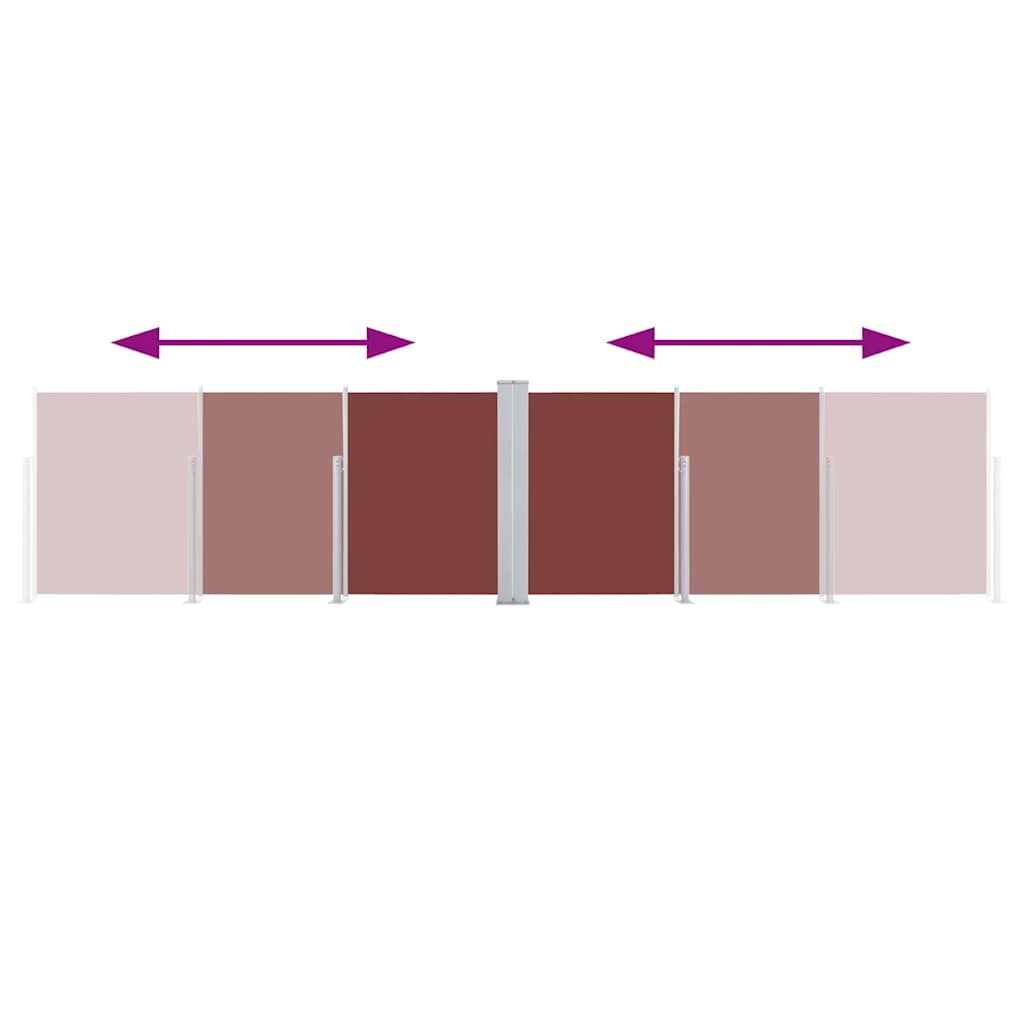 vidaXL Side Awning | Brown