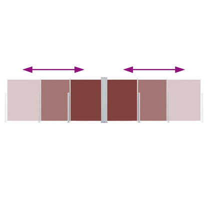 vidaXL Side Awning | Brown