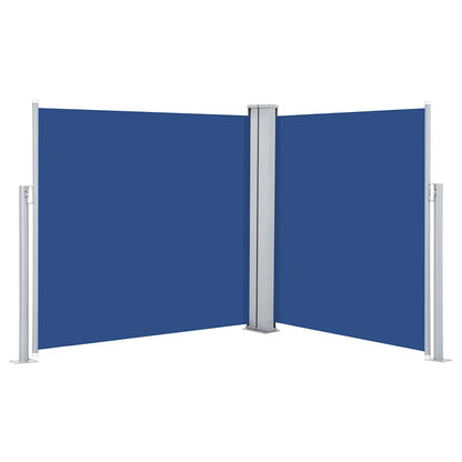 vidaXL Retractable Side Awning Blue 100x600 cm
