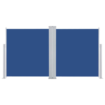 48446 vidaXL Retractable Side Awning Blue 100x600 cm