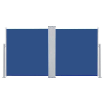 vidaXL Retractable Side Awning Blue 100x600 cm