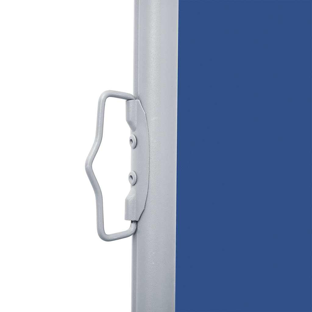 vidaXL Side Awning | Blue | 100% polyester with PU coating | 100x600 cm