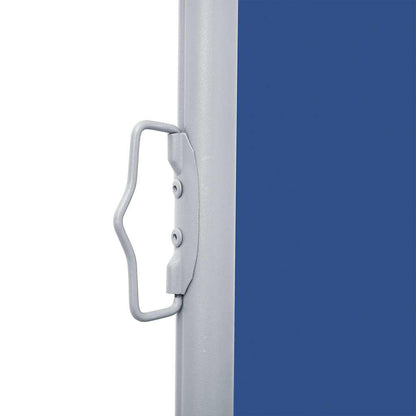 48446 vidaXL Retractable Side Awning Blue 100x600 cm