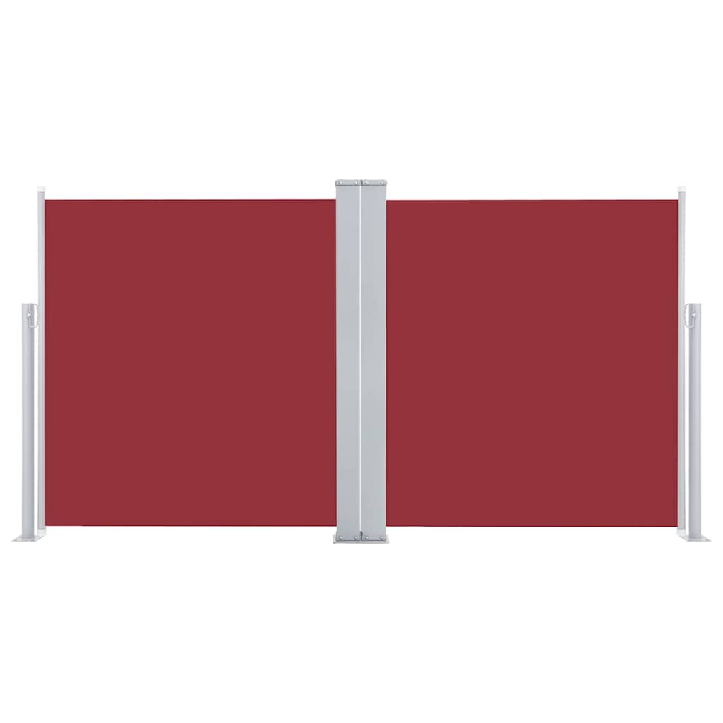 vidaXL Retractable Side Awning Red 100x600 cm