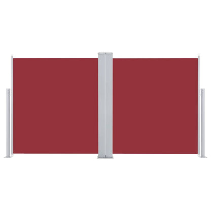vidaXL Retractable Side Awning Red 100x600 cm