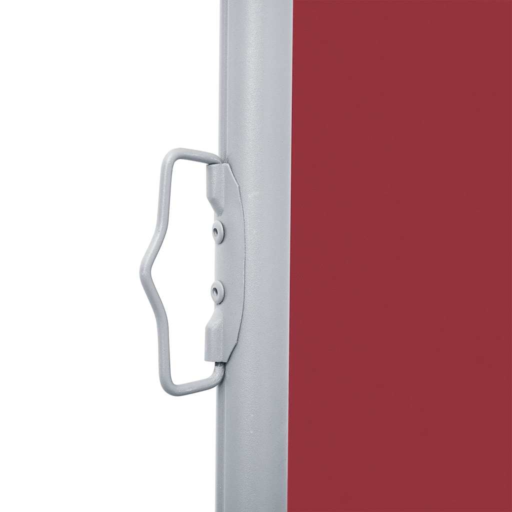 vidaXL Side Awning | Red | Polyester with PU coating | 100 x 600 cm