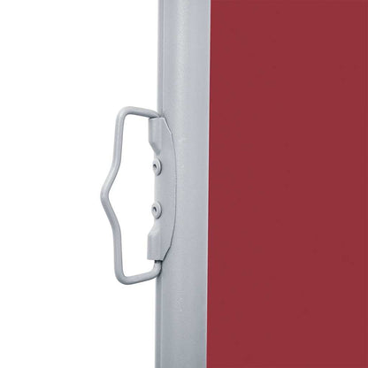 vidaXL Side Awning | Red | Polyester with PU coating | 100 x 600 cm