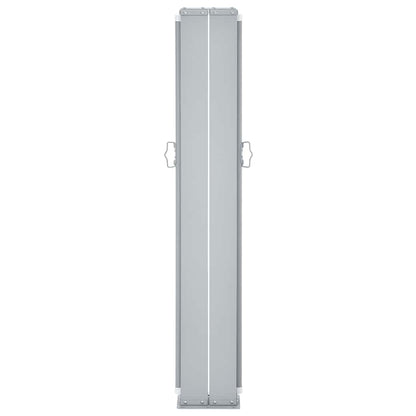 vidaXL Retractable Side Awning Cream 120x600 cm