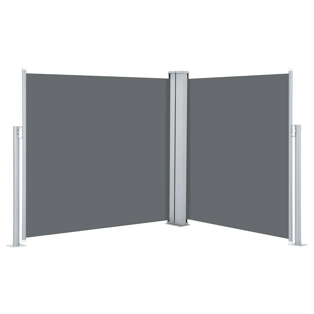 vidaXL Retractable Side Awning Anthracite 120x600 cm