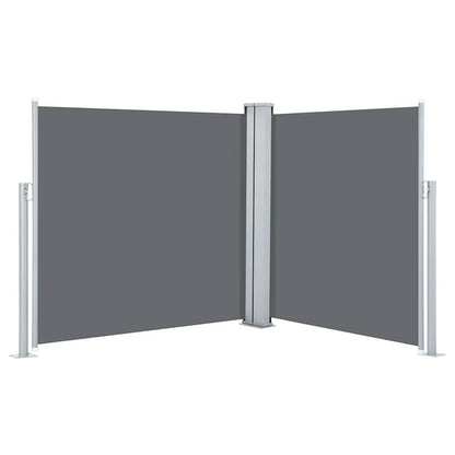 vidaXL Retractable Side Awning Anthracite 120x600 cm