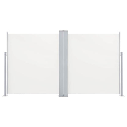 vidaXL Retractable Side Awning Cream 140x600 cm