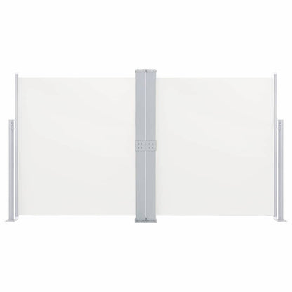 48455 vidaXL Retractable Side Awning Cream 140x600 cm