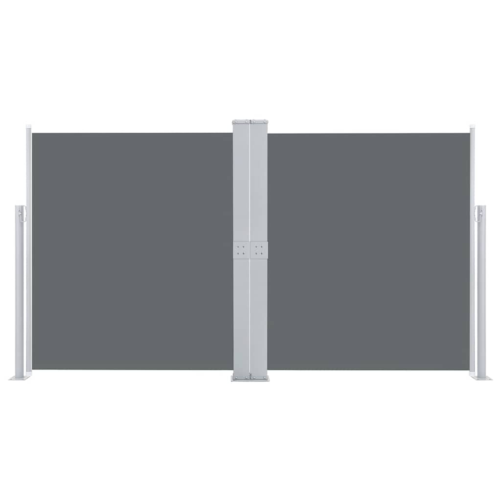 vidaXL Retractable Side Awning Anthracite 140x600 cm