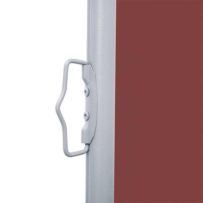 48457 vidaXL Retractable Side Awning Brown 140x600 cm