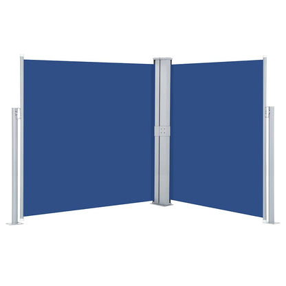 vidaXL Retractable Side Awning Blue 140x600 cm