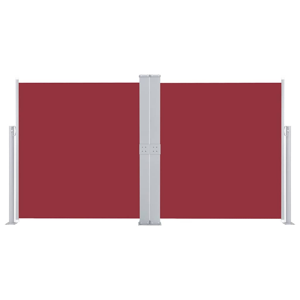 vidaXL Retractable Side Awning Red 140x600 cm