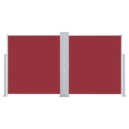 vidaXL Retractable Side Awning Red 140x600 cm