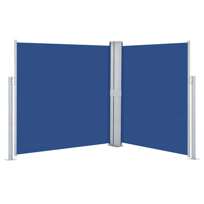 vidaXL Retractable Side Awning Blue 160x600 cm