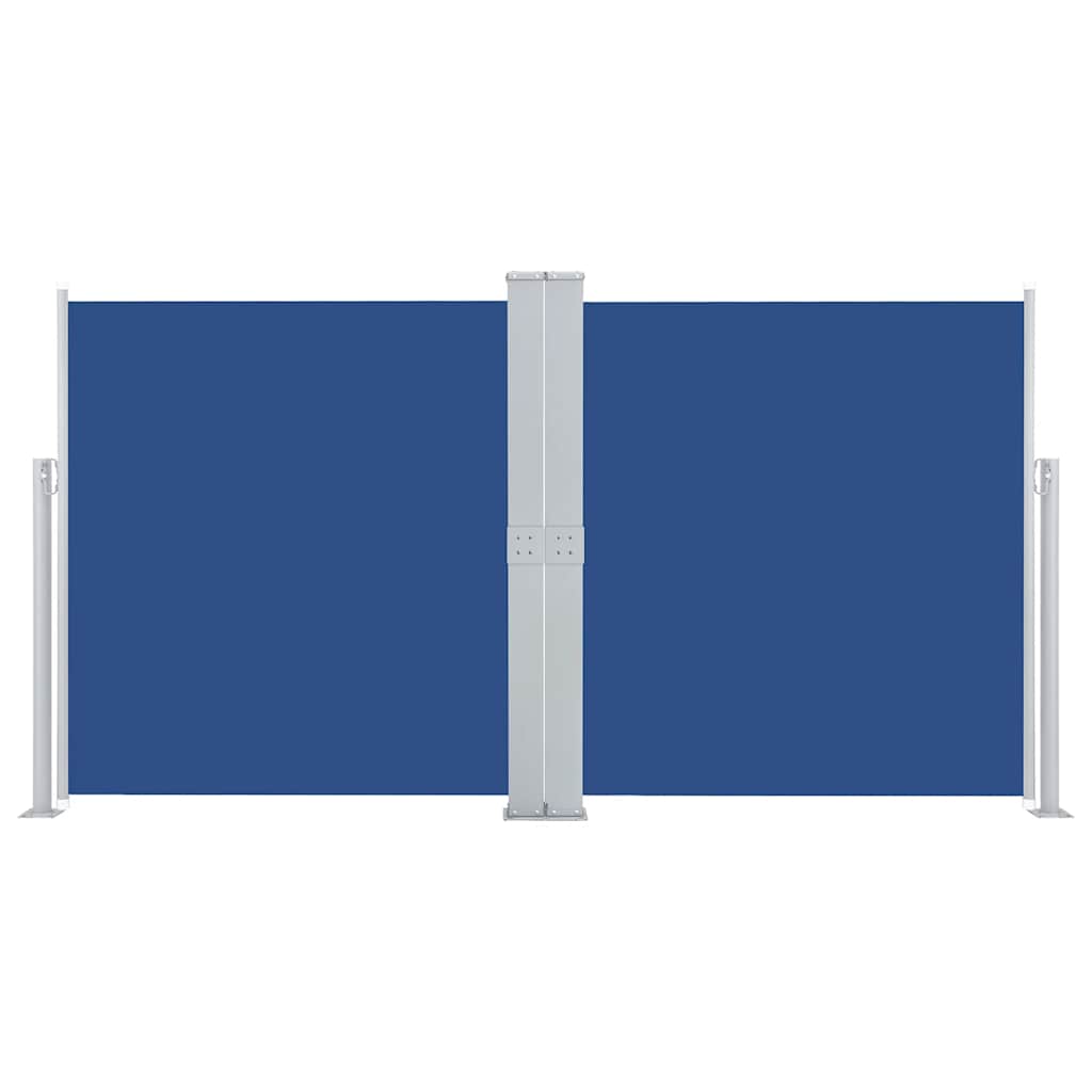 vidaXL Retractable Side Awning Blue 160x600 cm