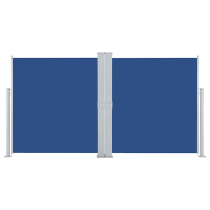vidaXL Retractable Side Awning Blue 160x600 cm