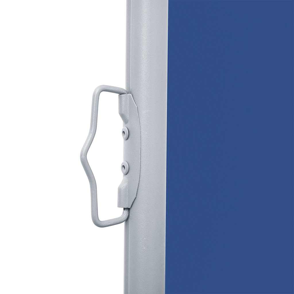 48464 vidaXL Retractable Side Awning Blue 160x600 cm