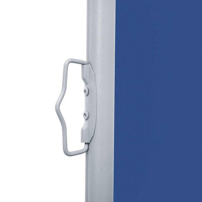 48464 vidaXL Retractable Side Awning Blue 160x600 cm
