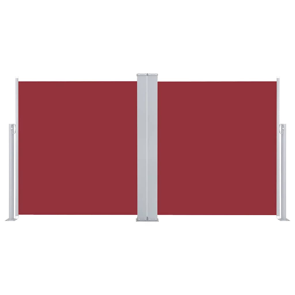 vidaXL Retractable Side Awning Red 160x600 cm