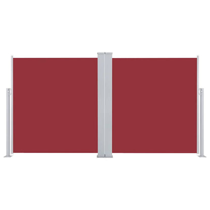 vidaXL Retractable Side Awning Red 160x600 cm