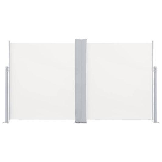 vidaXL Patio Retractable Double Side Awning 170x600 cm Cream