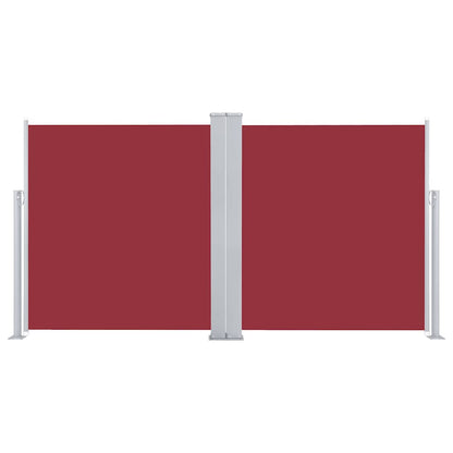 vidaXL Retractable Side Awning 170x600 cm Red