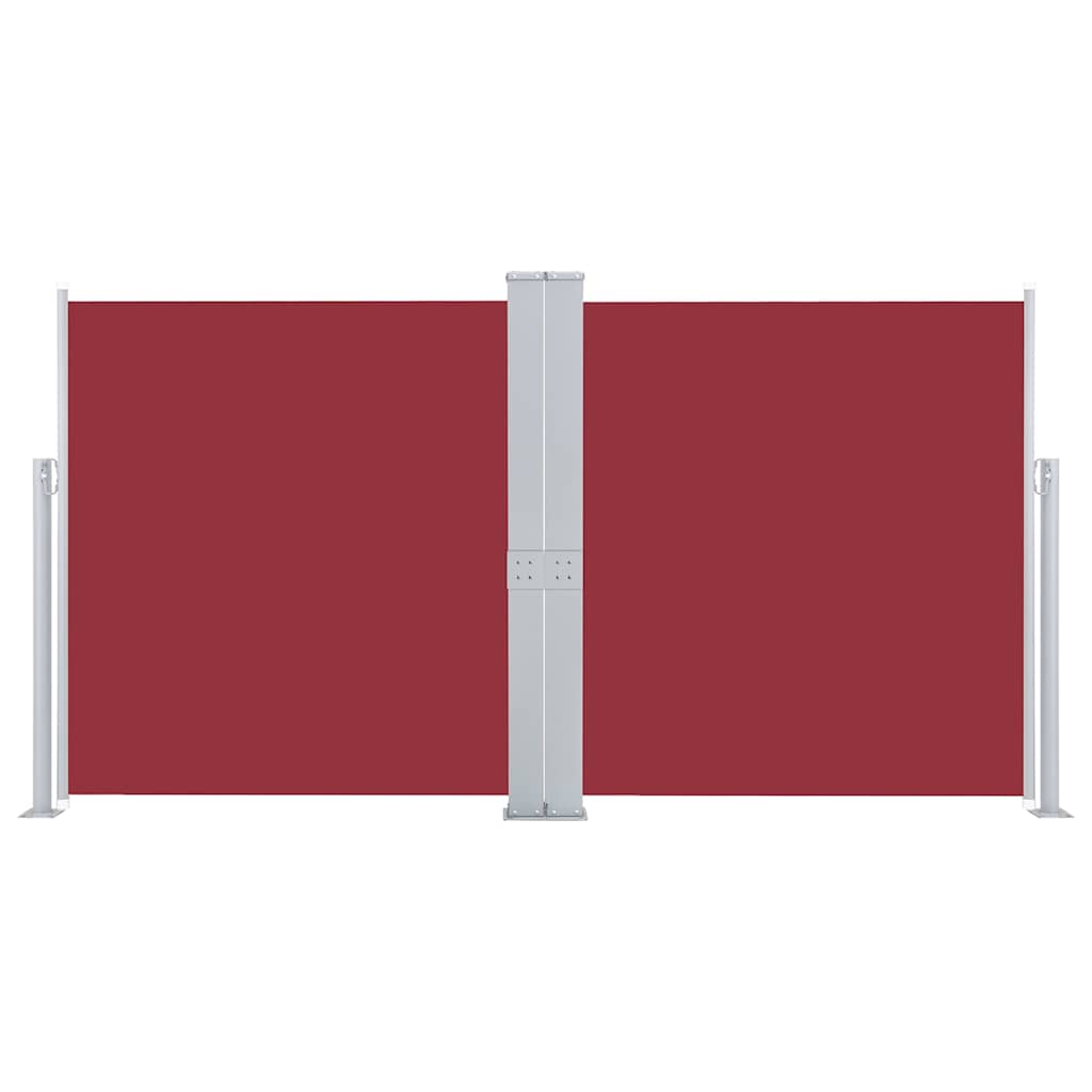 vidaXL Retractable Side Awning 170x600 cm Red