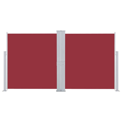 vidaXL Retractable Side Awning 170x600 cm Red