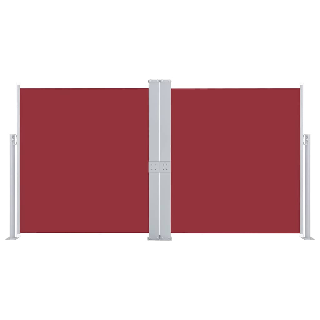 vidaXL Retractable Side Awning 170x600 cm Red