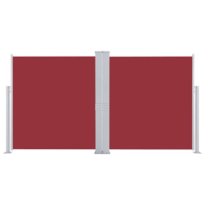 vidaXL Retractable Side Awning 170x600 cm Red