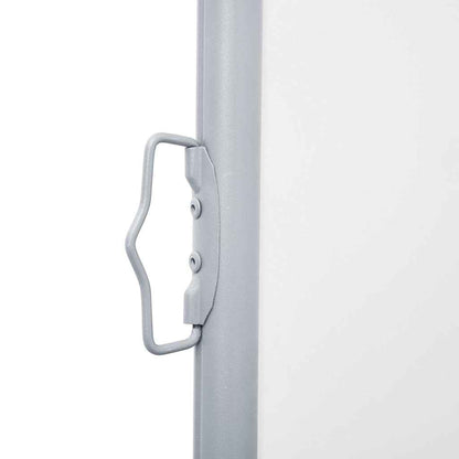 vidaXL Retractable Side Awning Cream 100x1000 cm