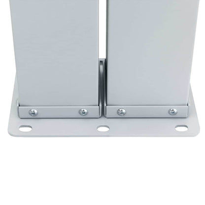 vidaXL Retractable Side Awning Cream 100x1000 cm