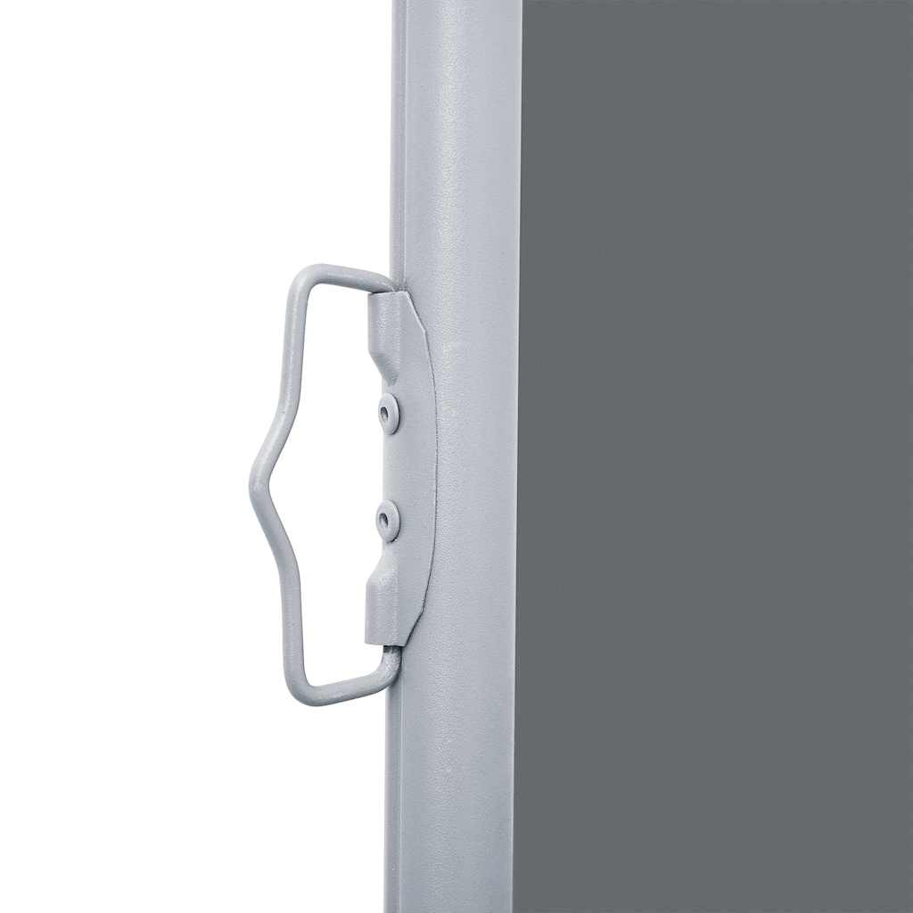 vidaXL Side Awning | Anthracite | Polyester with PU coating | 100x1000cm