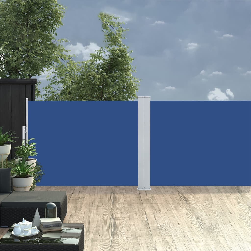 vidaXL Side Awning | Blue