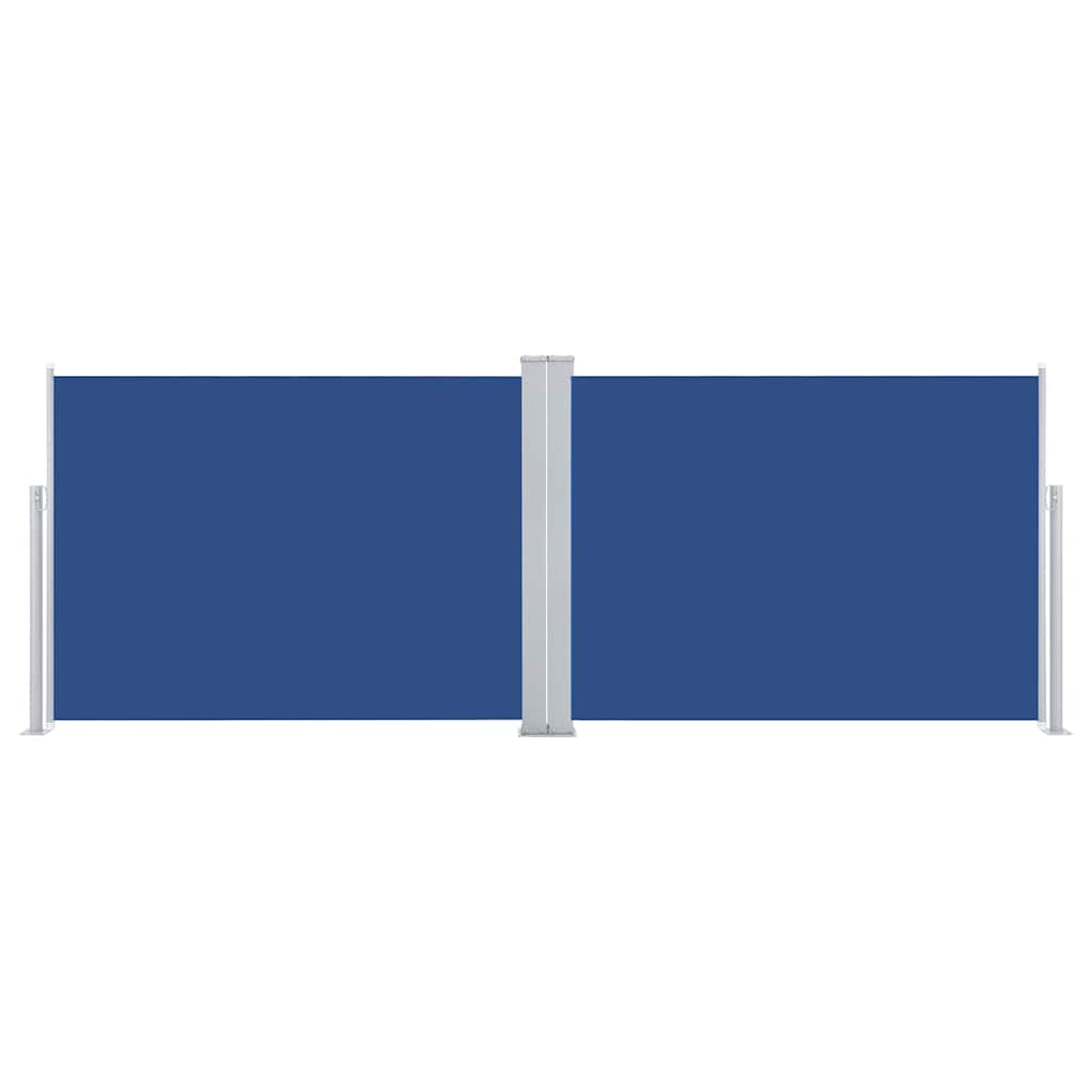48476 vidaXL Retractable Side Awning Blue 100x1000 cm